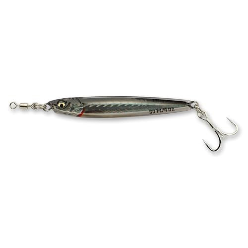 Savage Gear Glass Minnow Jig, Anchovy, 5/8 oz, 6 Hook Size, Saltwater, Sinking Buoyancy, Lifelike Action, Long Casting Design | Amazon (US)