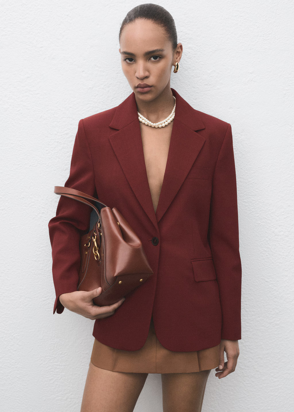 Straight-fit suit jacket - Women | MANGO USA | Mango (US/MX/AU)