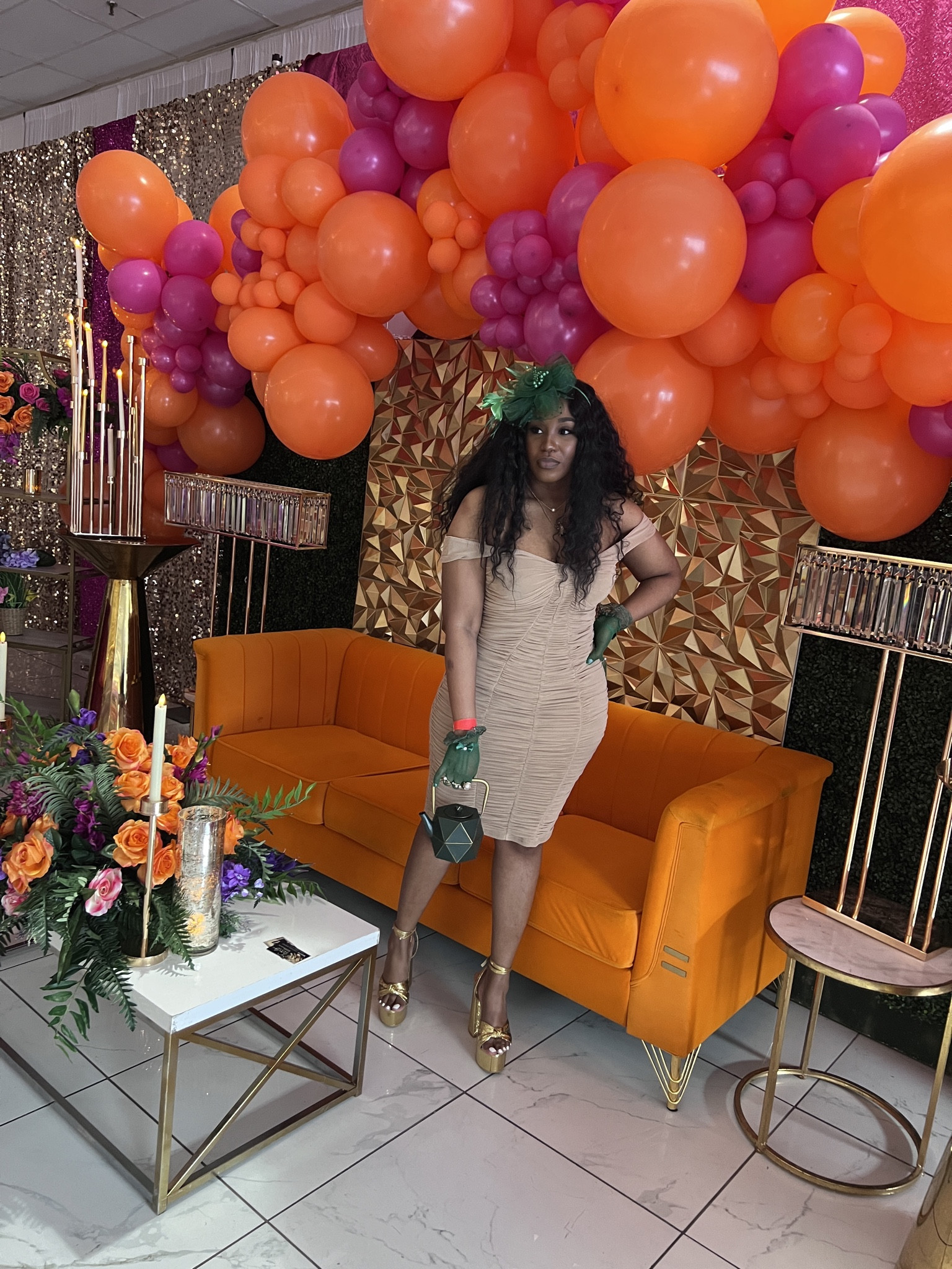 Women Empowerment Tea Party
 “What’s Da Tea” 💚🫖👒🍀 

✨Dress is from Fashionnova “not available to link on here”. 
✨Kentucky Derby Headwear & Gloves are from Amazon “ not available to link on here” , but I linked similar items.
✨I used the teapot as a statement purse/handbag. It’s very lightweight also ! Teapot is from Amazon “ not available to link on here”, but I linked a similar one. 

#LTKbeauty #LTKstyletip #LTKparties