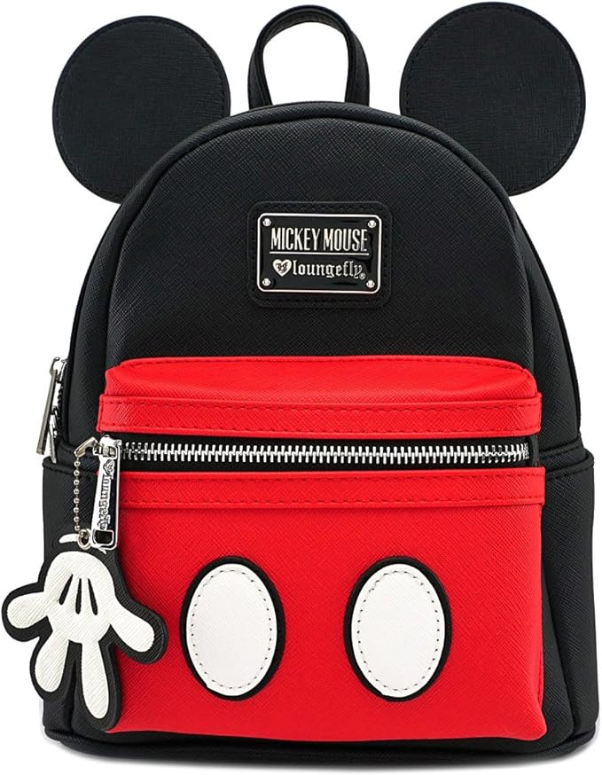 Loungefly x Mickey Suit Mini Saffiano Faux Leather Backpack | Amazon (US)