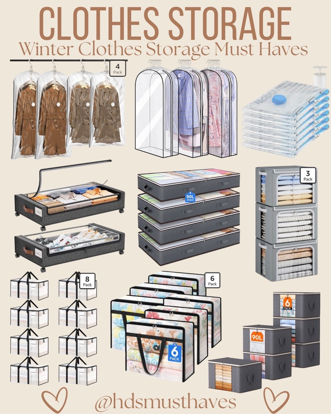 Ready for warmer weather! Here is a must have storage solution for your winter clothes.

#LTKHome #LTKSaleAlert #LTKSeasonal