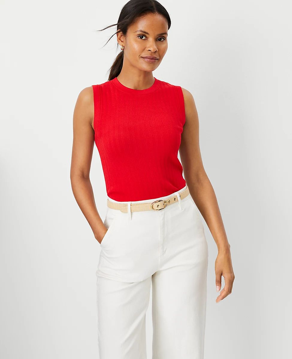 Ribbed Sweater Shell | Ann Taylor (US)