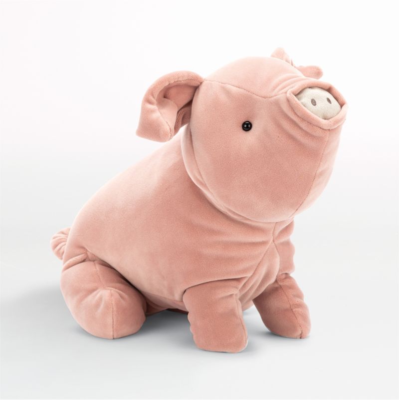 Jellycat Mellow Mallow Pig Kids Plush Stuffed Animal + Reviews | Crate & Kids | Crate & Barrel