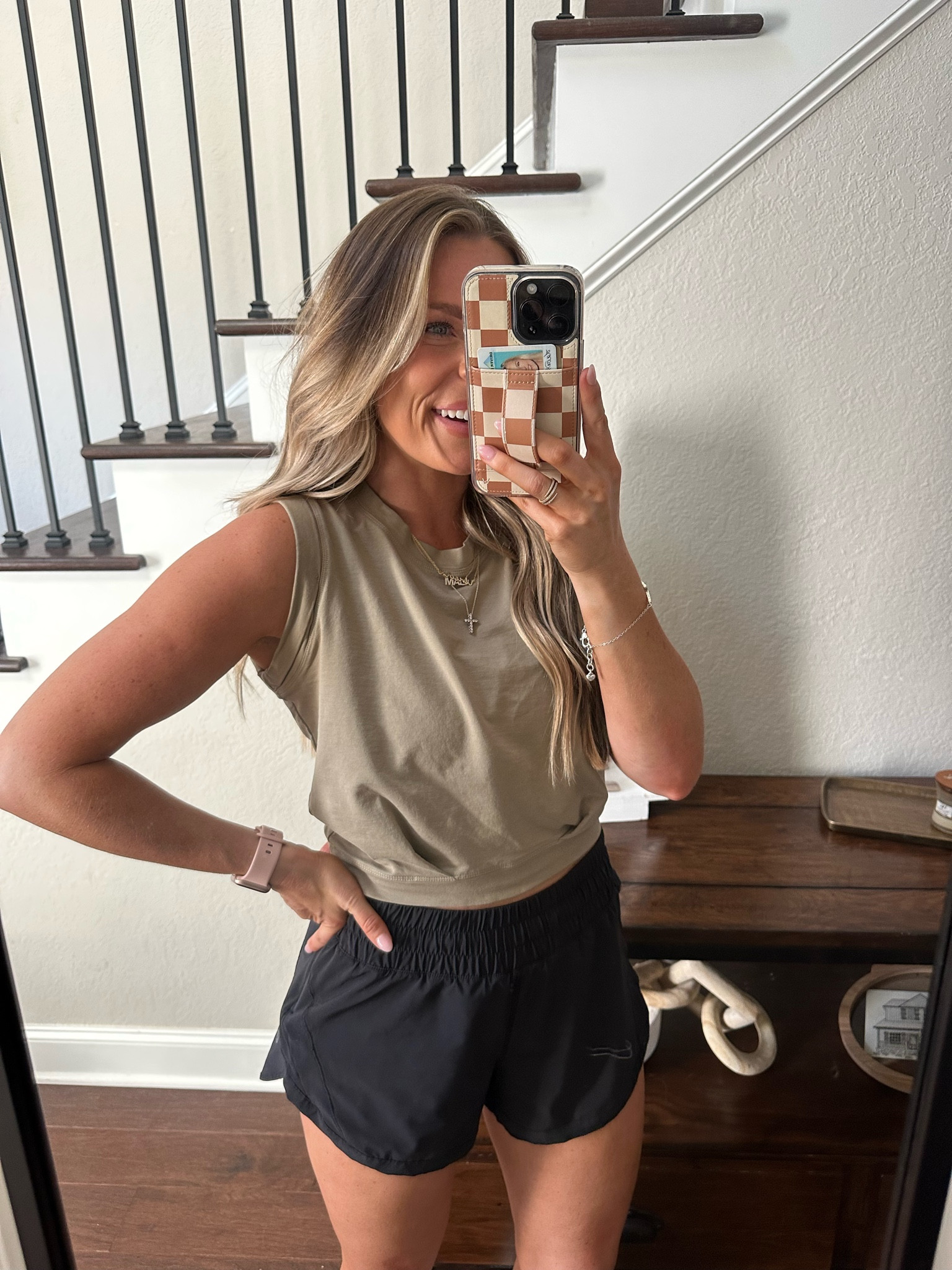 Shop today’s outfit since it was 80 degrees today!!! Size small in my Amazon muscle tank and size 6 in my lululemon shorts  

#LTKstyletip #LTKfindsunder50 #LTKfitness