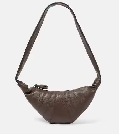 Croissant Small leather shoulder bag | Mytheresa (UK)