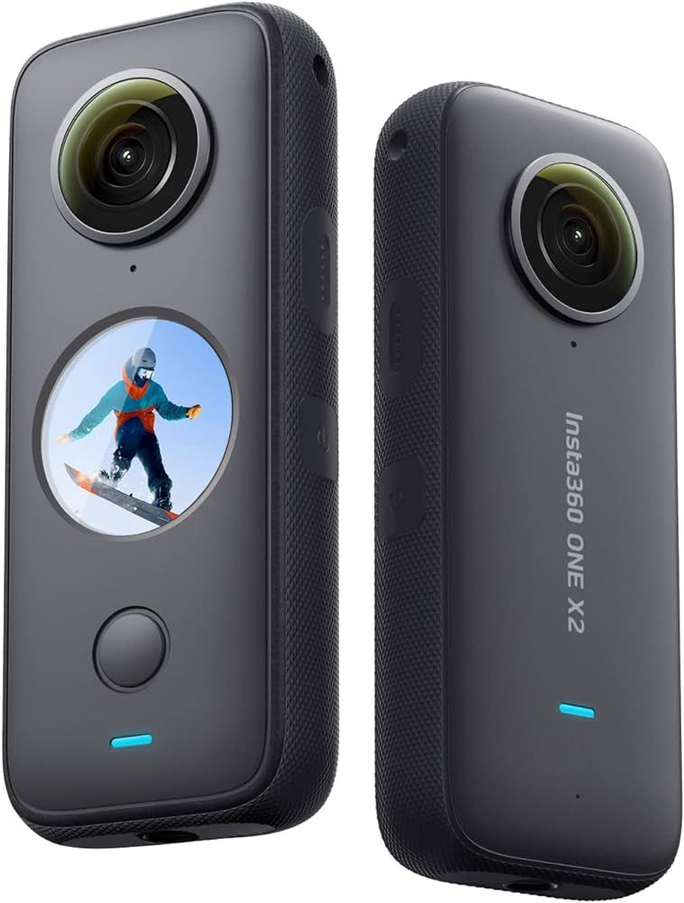 Insta360 ONE X2 360 Degree Waterproof Action Camera, 5.7K 360, Stabilization, Touch Screen, AI Ed... | Amazon (US)