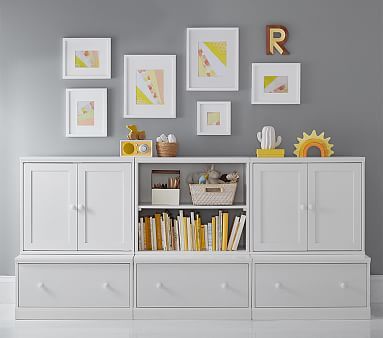 Cameron 1 Bookrack, 2 Storage, & 3 Drawer Base Set | Pottery Barn Kids