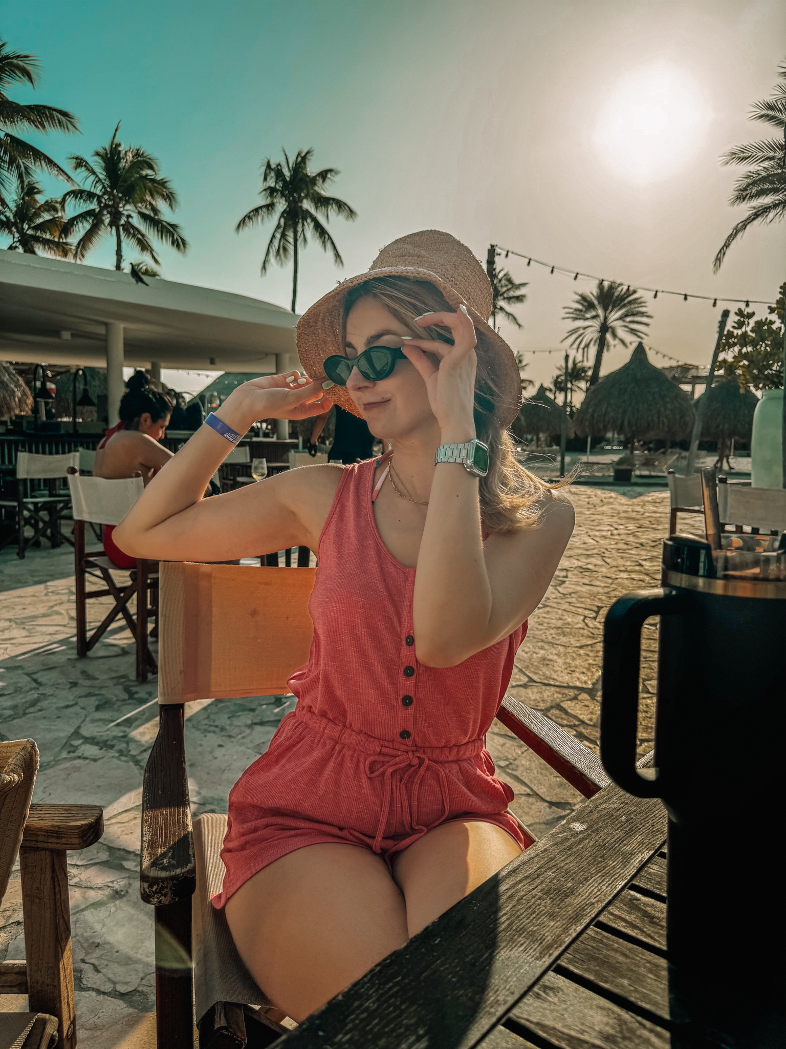 Curaçao vacation - resort wear 

Pink jumpsuit • pink romper
• beach outfit • beach hat • spring break • vacation outfit • coverup 

#LTKtravel #LTKstyletip #LTKSeasonal