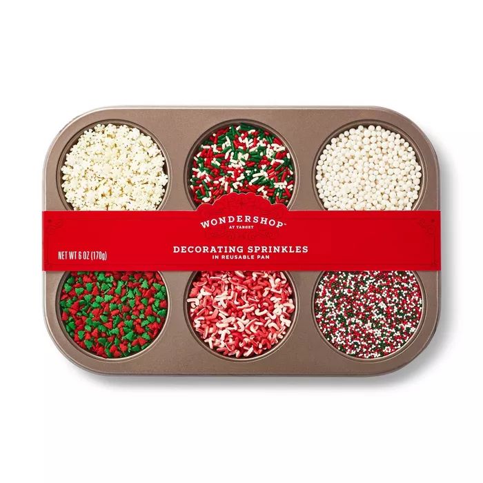 Holiday Decorating Sprinkles + Tin - 6oz - Wondershop™ | Target