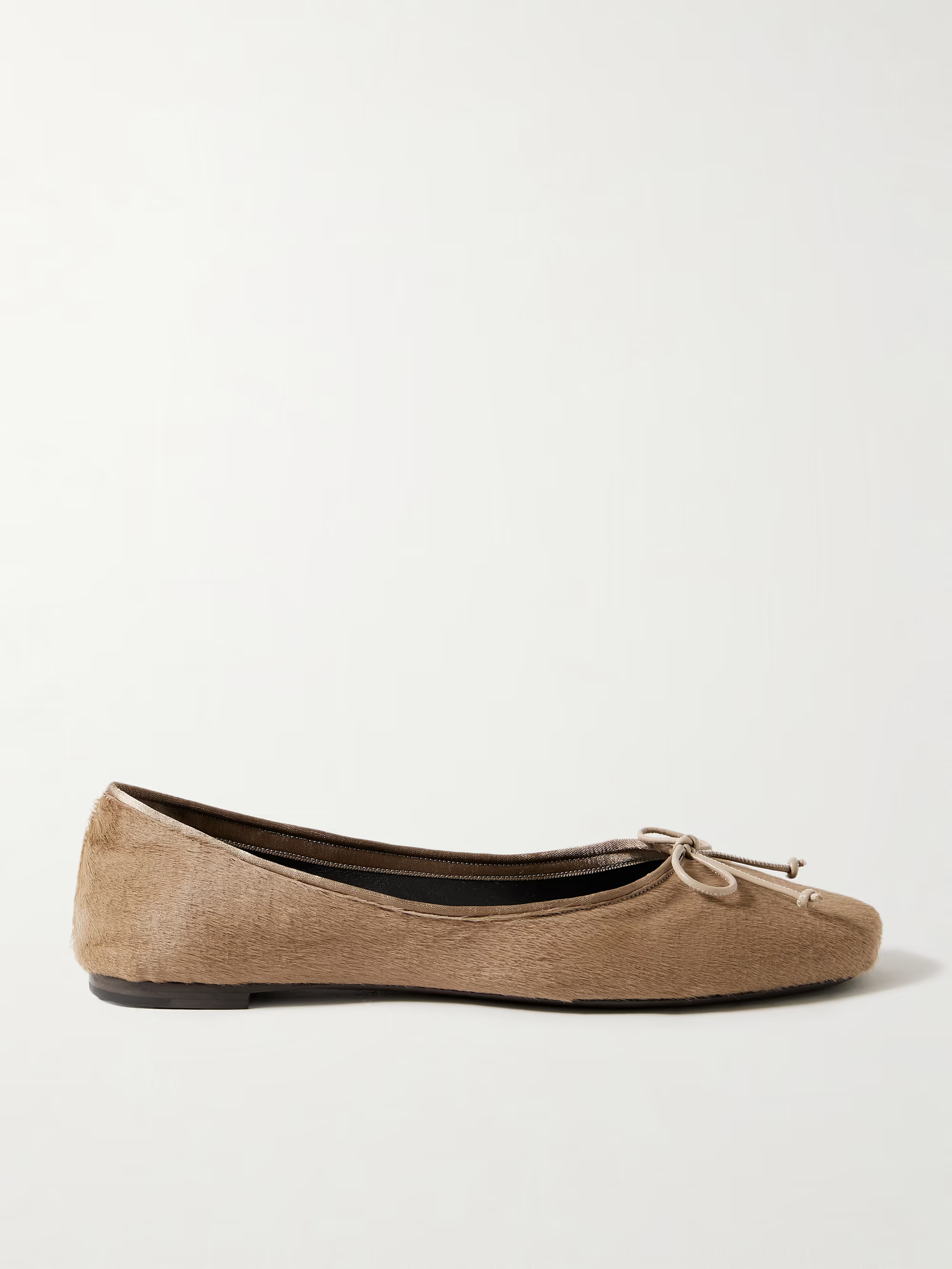 Charlotte calf hair ballet flats | NET-A-PORTER (US)