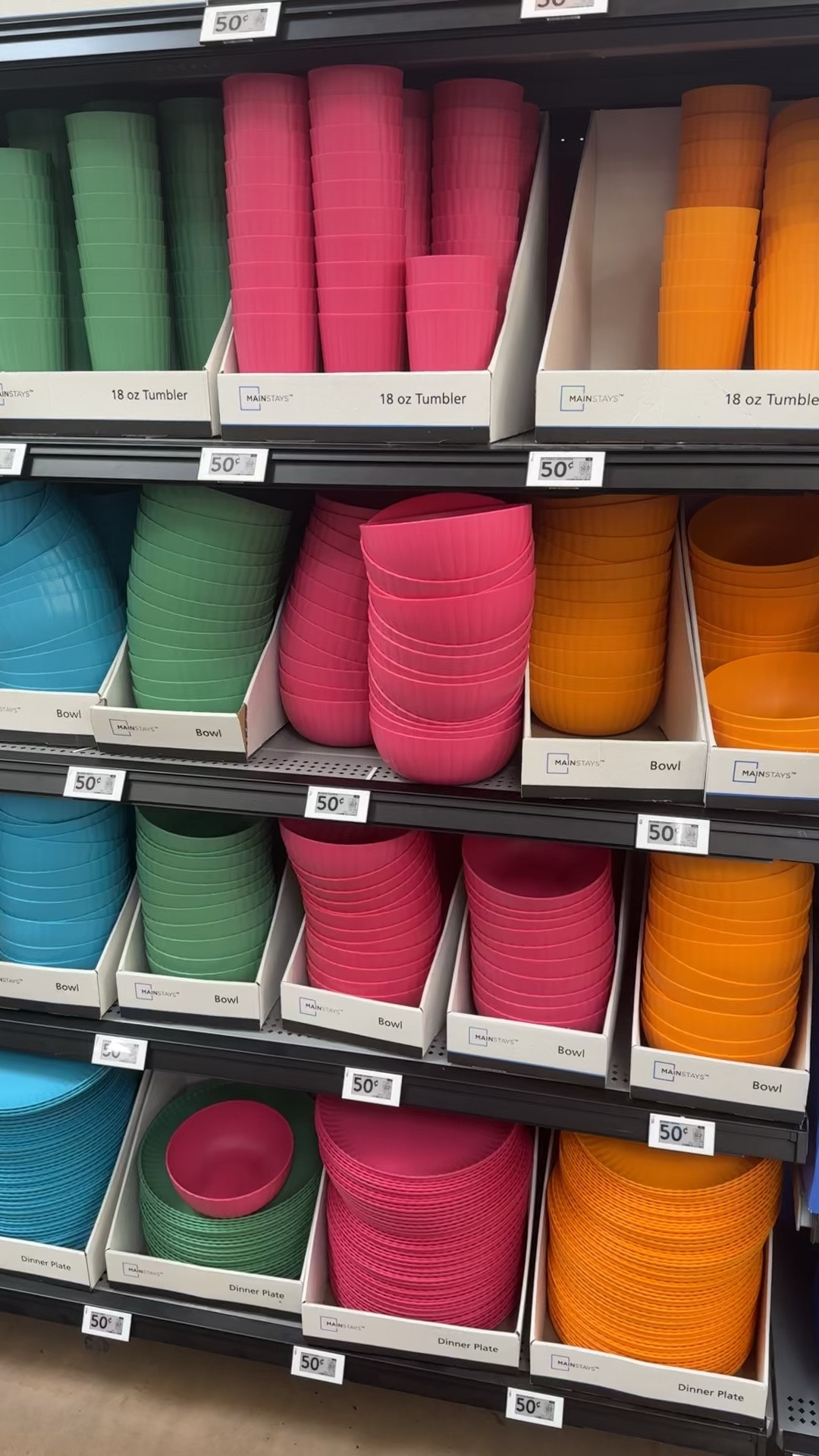 New plastic plates, cups, and bowls at Walmart $.50!!!

#LTKHome #LTKStyleTip #LTKParties