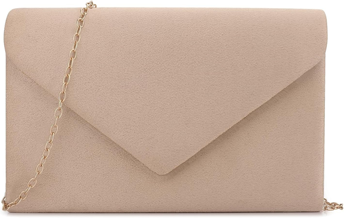 BBjinronjy Clutch Purse Evening Bag for Women Evening Wedding Party Velvet Suede Pleated Handbag | Amazon (US)