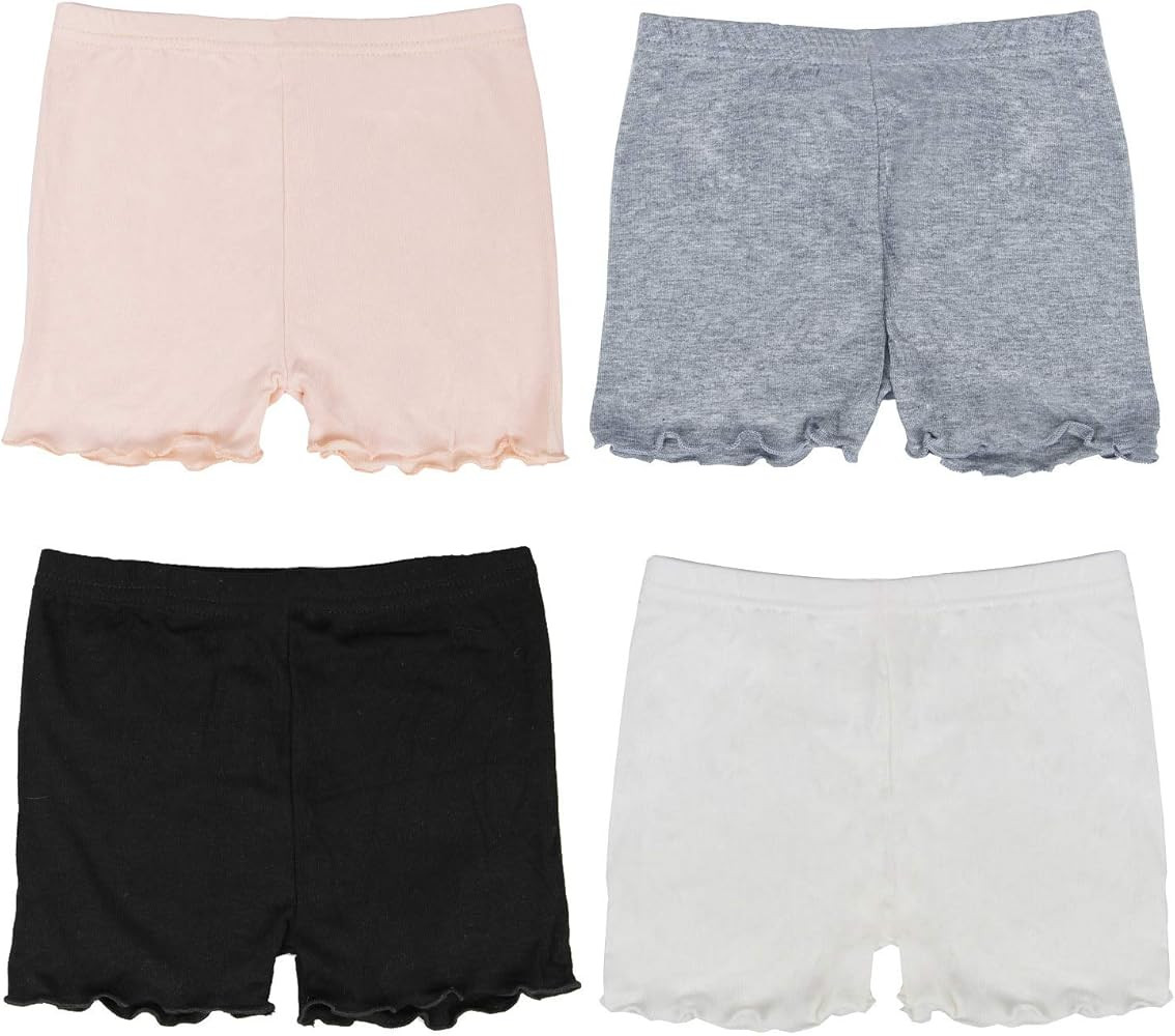 Girls Shorts Under Dress Dance Bike Shorts for Playground Gym Sports, NOT Transparent | Amazon (US)