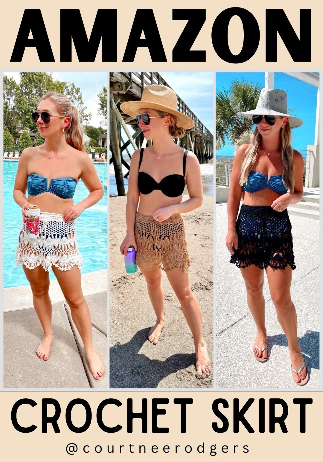 My favorite crochet swimsuit coverup skirt 🌊 I wear size medium!

Swimsuit coverups, Amazon swim 

#LTKPetite #LTKSaleAlert #LTKSwim