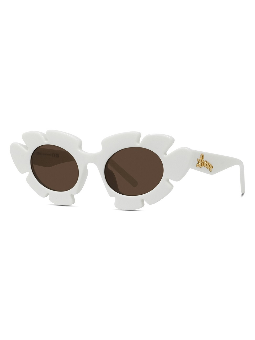 Women's LOEWE x Paula's Ibiza 47MM Flower Sunglasses - White - White | Saks Fifth Avenue