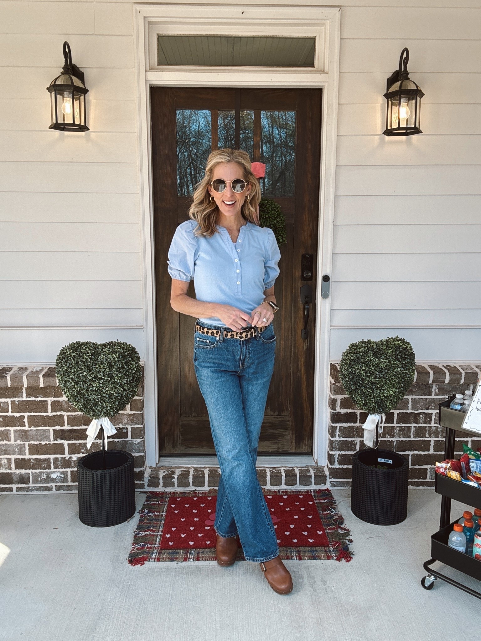 Spring finds on a budget are my favorite kind of finds, and I’m partnering with Kohl’s to share some of the cutest new arrivals all on sale and under $35. This first top is such a fun one—this Nine West Henley style is giving effortless spring charm, and it’s perfect with jeans, shorts, or even dressed up for work. Don’t forget to use code GET15 for an extra discount at checkout.

@kohls  #ad, #KohlsPartner, #KohlsFinds
#LTKootd #LTKOver40 #LTKmomlife