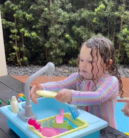 We love play sinks! This one has color changing cups, a faucet that you can turn on and off, and other fun accessories. 🤗 Amazing gift for the holidays! 

#LTKkids #LTKunder50 #LTKHoliday
