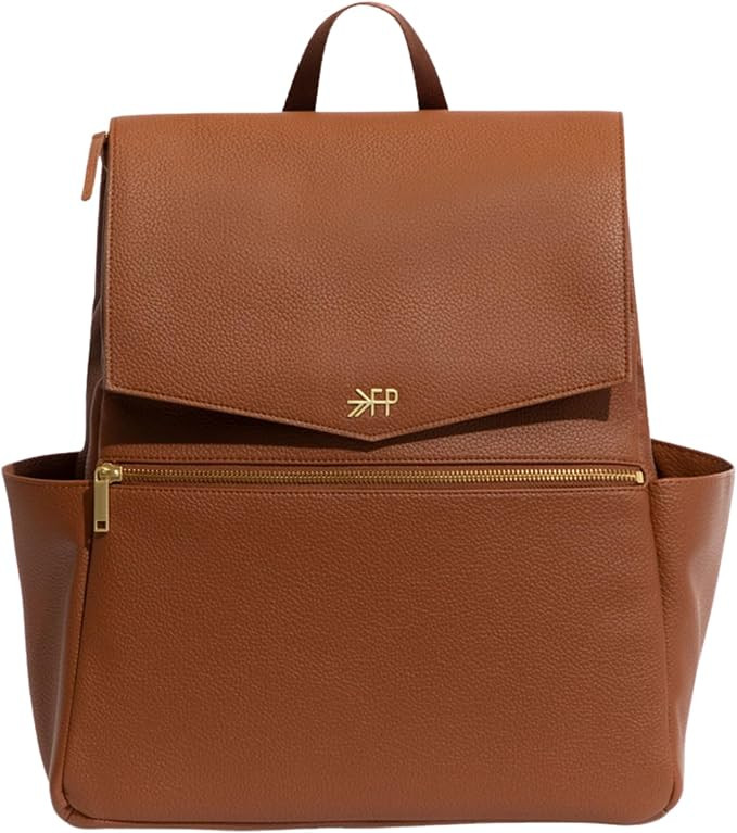 Freshly Picked Classic II Diaper Bag Backpack, Wipeable Vegan Leather Diaper Bag With Changing Pa... | Amazon (US)