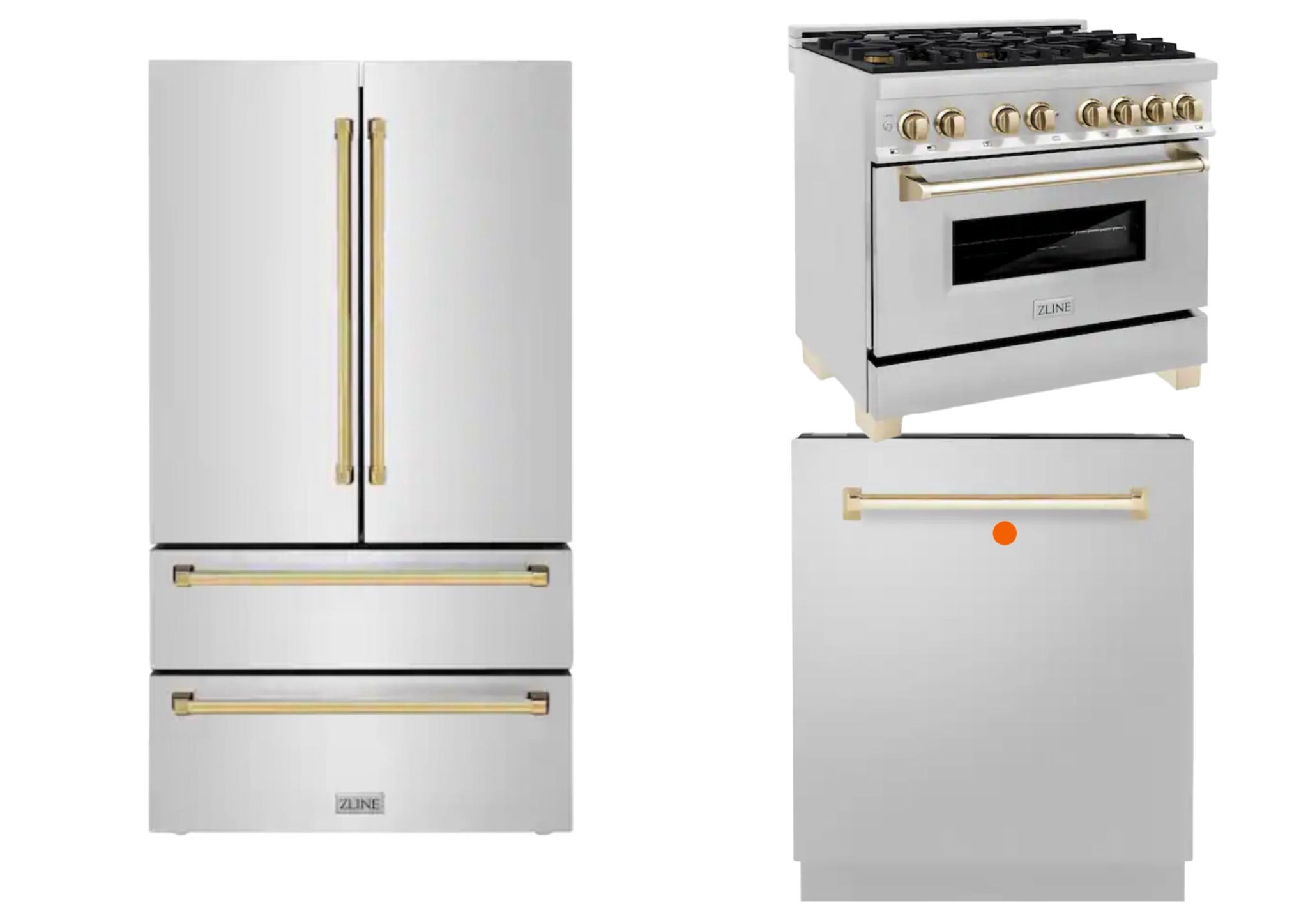 Our new Zline kitchen appliances. Stainless appliances. Gold hardware. Kitchen renovation. High end appliances. Modern kitchen  

#LTKhome #LTKsalealert #LTKGiftGuide