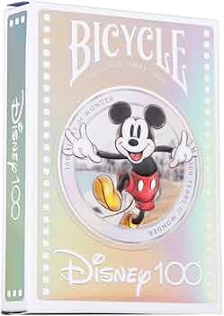 Bicycle Disney Limited Edition 100 Year Anniversary Playing Cards - Holographic Foil - Features 2... | Amazon (US)