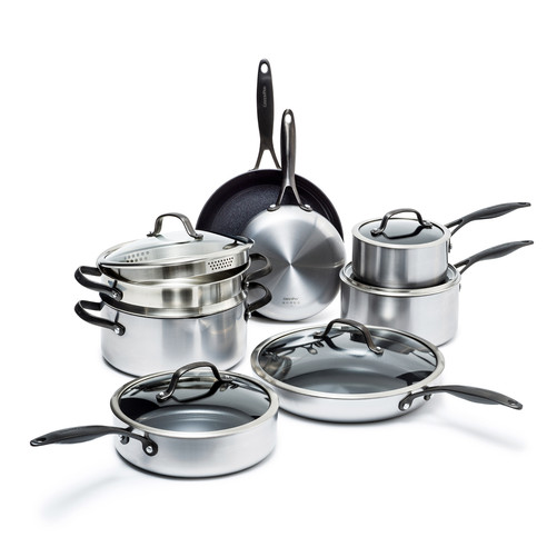 GreenPan Venice Pro Noir Ceramic Nonstick 13-Piece Set | goop