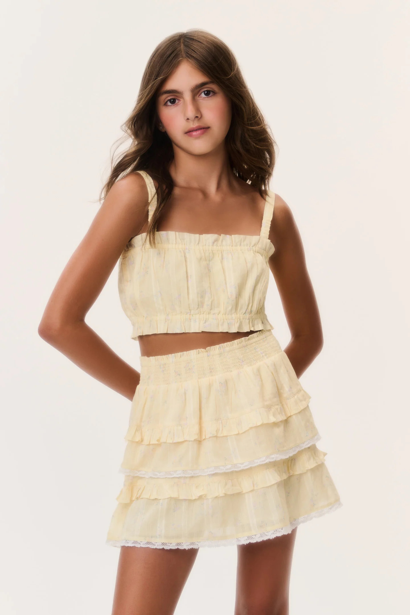 Tween Ditsy Floral Ken Top | LoveShackFancy