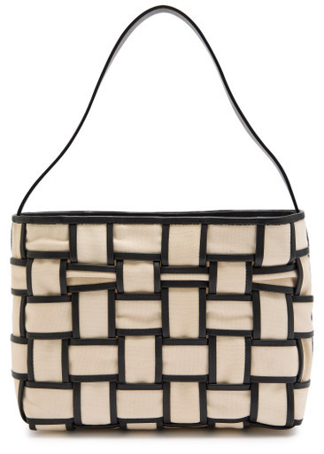 Woven mini canvas tote | Harvey Nichols