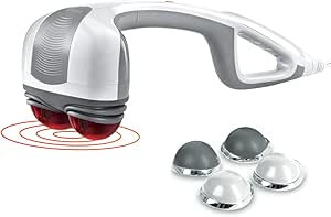 Homedics Back Massager - Heated Automatic Percussion Back, Body and Neck Massager with Duel Pivot... | Amazon (US)