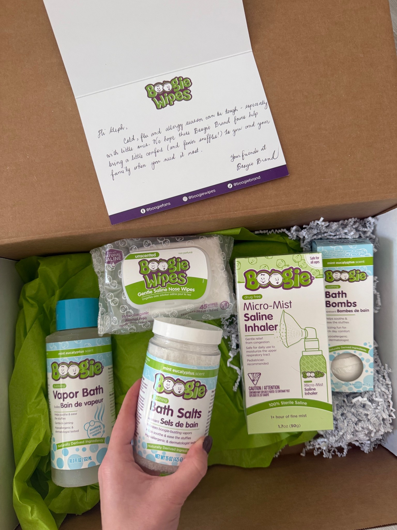 Boogie Wipes (my best mom hack)! 