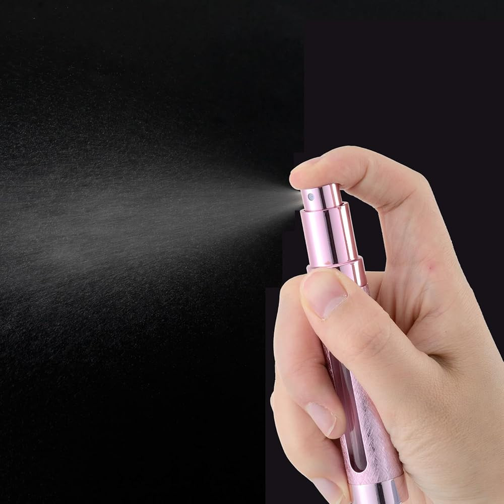 Lil Ray 12ml Portable Mini Perfume Atomizer(6 PCS)，Refilable Small Spray Bottle for Travel, Emp... | Amazon (US)