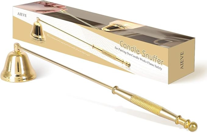 AIEVE Candle Snuffer, Candle Extinguisher Candle Accessories Wick Snuffer Accessory with Long Han... | Amazon (US)