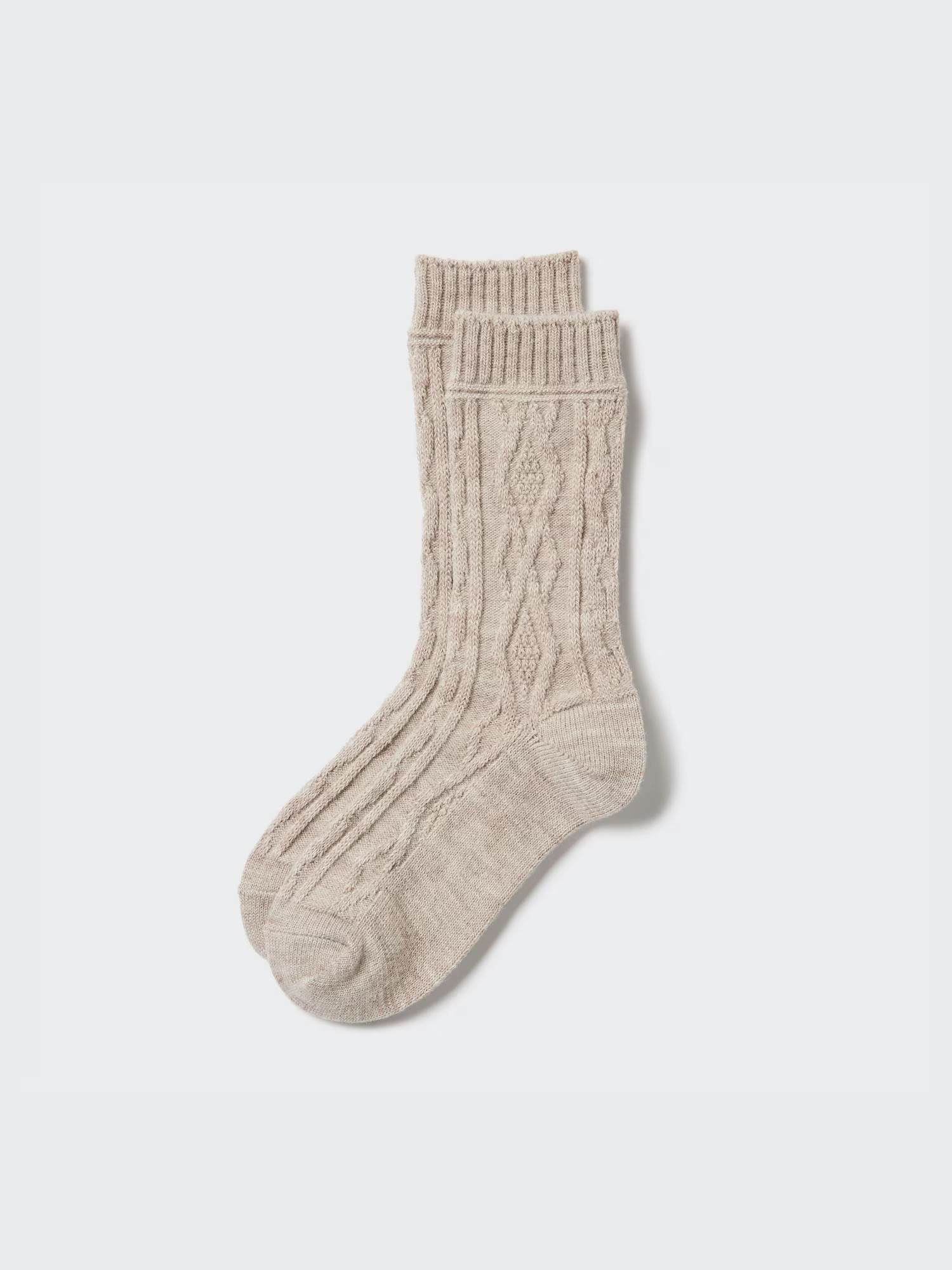HEATTECH Socks (Cable) | UNIQLO (UK)