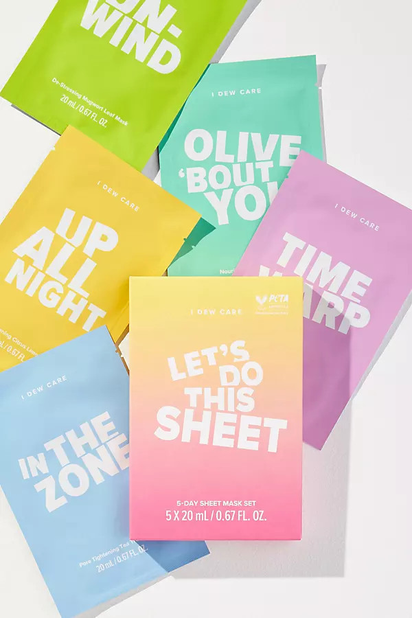 Let's Do This Sheet 5-Day Mask Set | Anthropologie (US)
