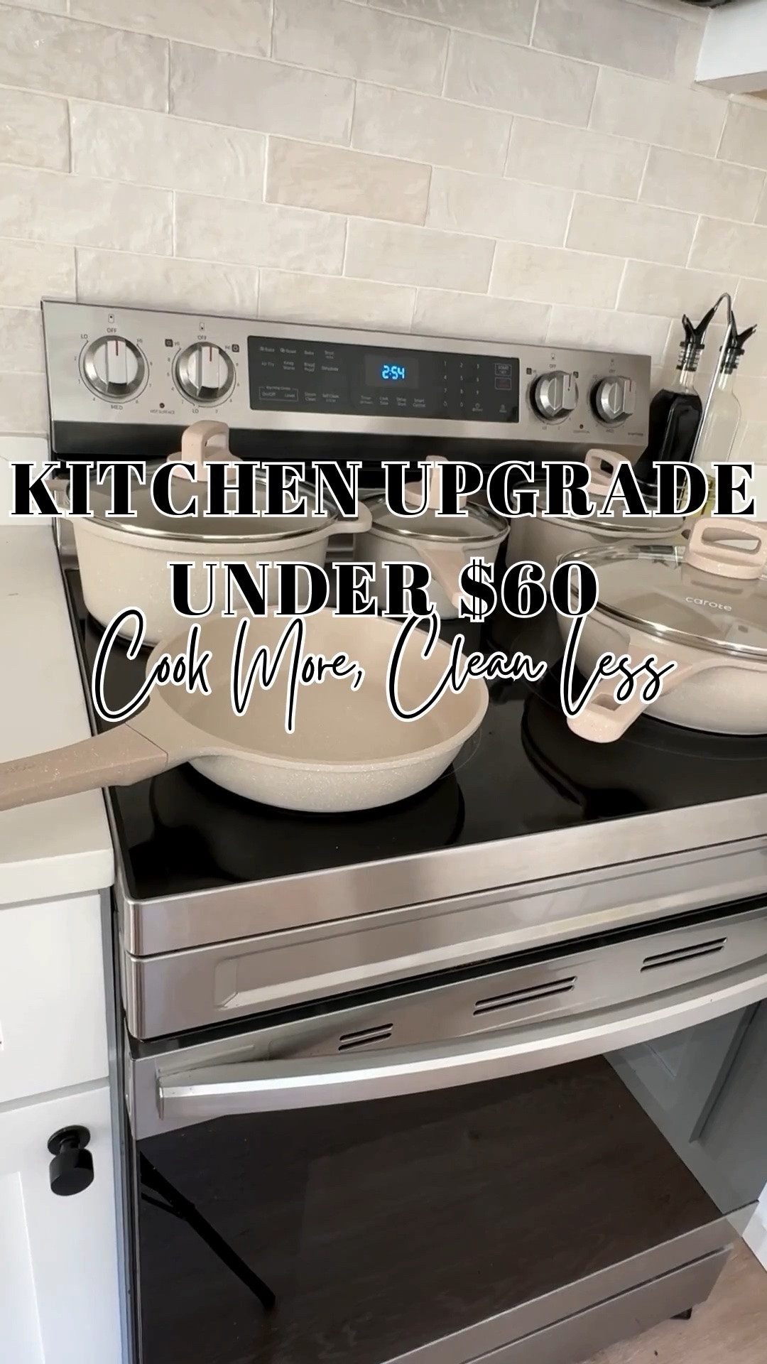 A kitchen upgrade doesn't always need to mean replacing everything. A good nonstick cookware set can instantly make everyday cooking feel more organized, especially when one set gives you pots, pans, utensils, lids, and more. 24 piece cookware set • nonstick cookware set • kitchen essentials • kitchen must haves • cookware set • pots and pans set • affordable cookware • kitchen upgrade • dishwasher safe cookware • induction cookware • detachable handle cookware • cooking essentials • home finds @Walmart @westelm @Wayfair
