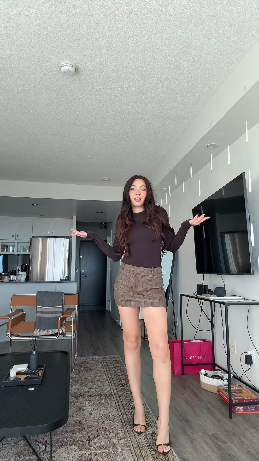 A polished and comfortable Thanksgiving outfit idea built for cozy family dinners, fall gatherings, and holiday hosting. The look starts with the Lululemon Diamond Wool Base Layer in size 4, a soft, breathable, temperature-regulating knit that keeps you warm without overheating — perfect for long Thanksgiving meals and crisp autumn weather. Paired with the Aritzia Chisel Skort in size 4, this outfit blends a sleek, structured silhouette with effortless movement, giving you that modern, minimalist fall style everyone searches for during the holiday season.

To finish the look, the Black Suede Studio Heidi Slingback Heels add a chic, sexy touch while still feeling elevated and timeless. This combination creates the ultimate Thanksgiving outfit: cozy yet refined, warm yet lightweight, stylish yet comfortable enough for all-day holiday wear. Ideal for fall fashion lovers looking for curated Thanksgiving outfit inspiration, casual-chic holiday looks, and elegant autumn wardrobe staples.

#LTKHoliday #LTKSeasonal