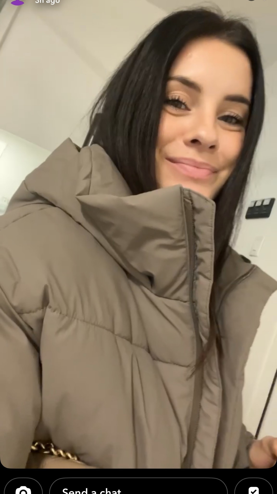 Puffer coat. The material is amazing! Feels likes a matte leather 

#LTKHoliday #LTKmomlife #LTKootd