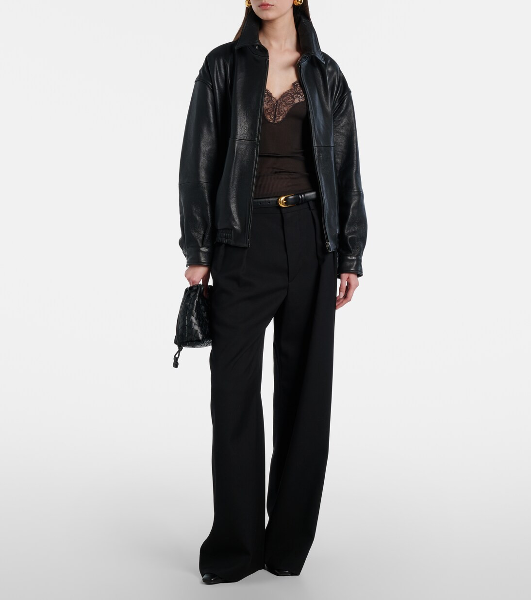 Doran oversized leather blouson jacket | Mytheresa (US/CA)