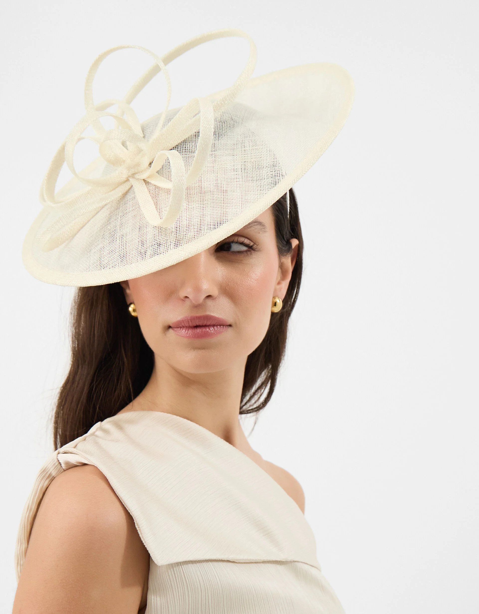 Loop Disc Fascinator Ivory | Accessorize (Global)