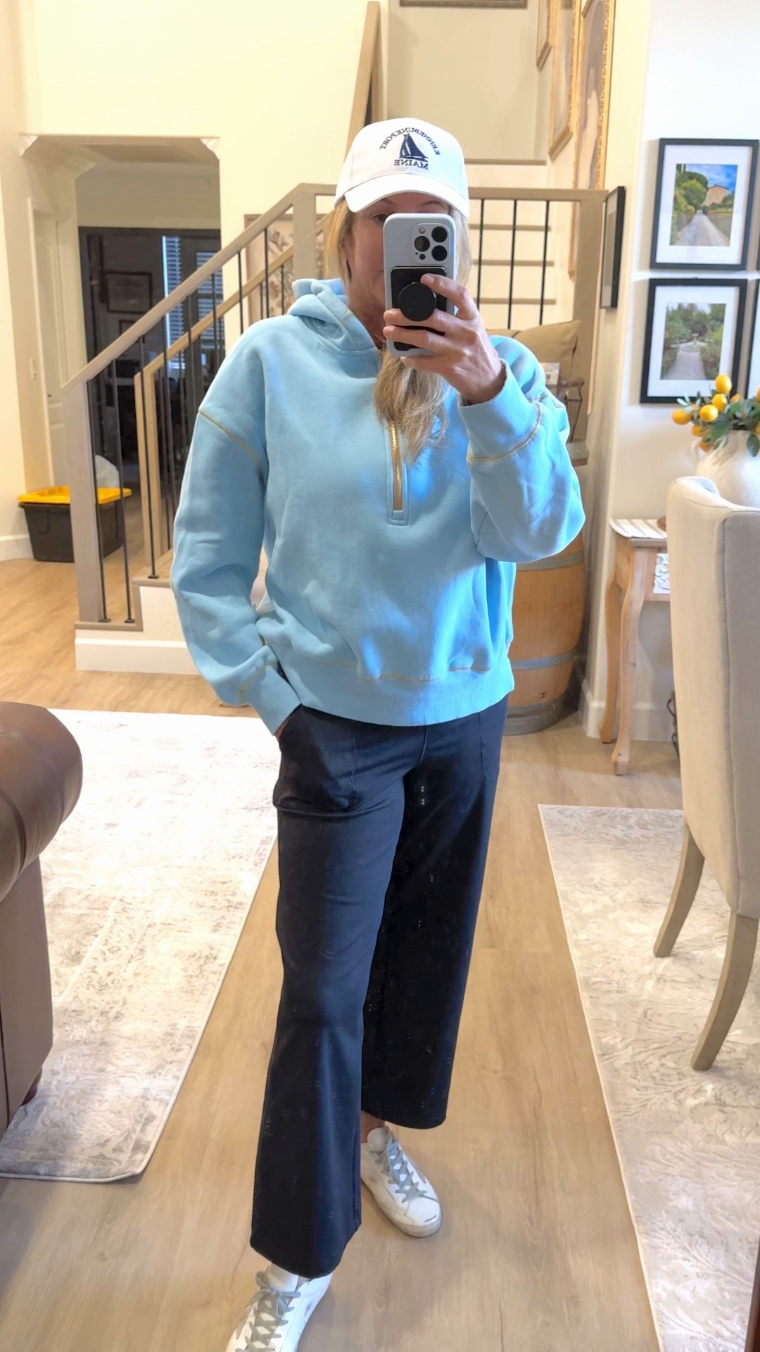 You'll be wearing this sweatshirt on repeat! Love love love the quality and gold zipper. Oversized and perfect for weekends. Valentine's Day Gift for Her. More colors available.

#LTKootd #LTKdayinmylife #LTKOver40