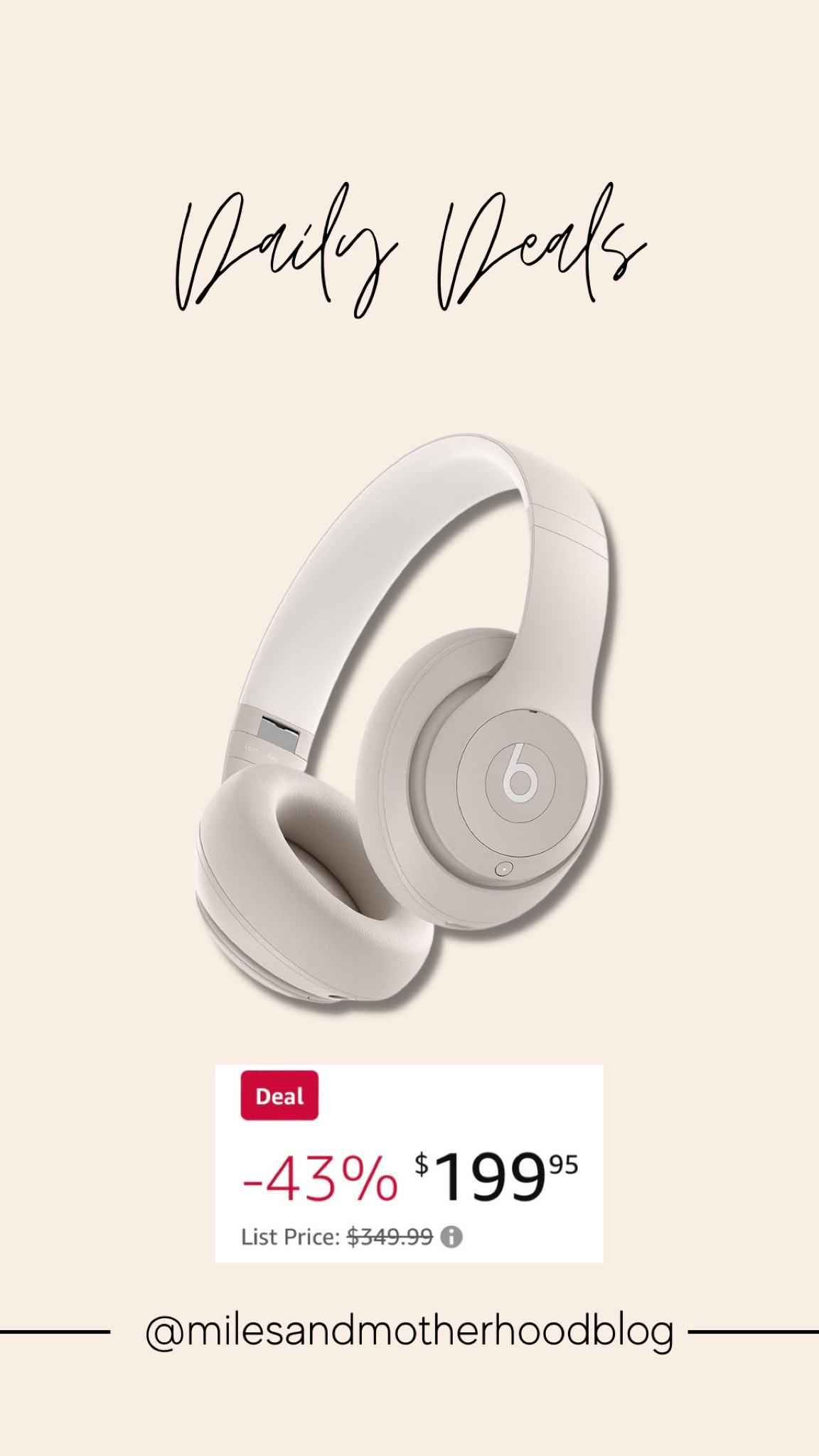 Daily Deal: Beats Studio Pro. 

#LTKGiftGuide #LTKsalealert #LTKHolidaySale