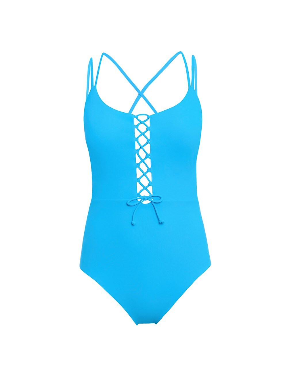 Jelly Beans Lace-Up One-Piece Swimsuit | Saks Fifth Avenue