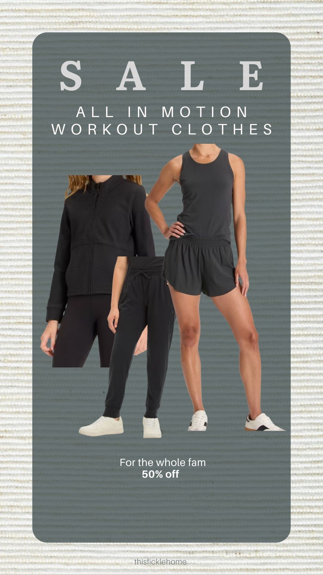 50% off today only — All In Motion activewear for the family

#LTKCyberWeek #LTKActive