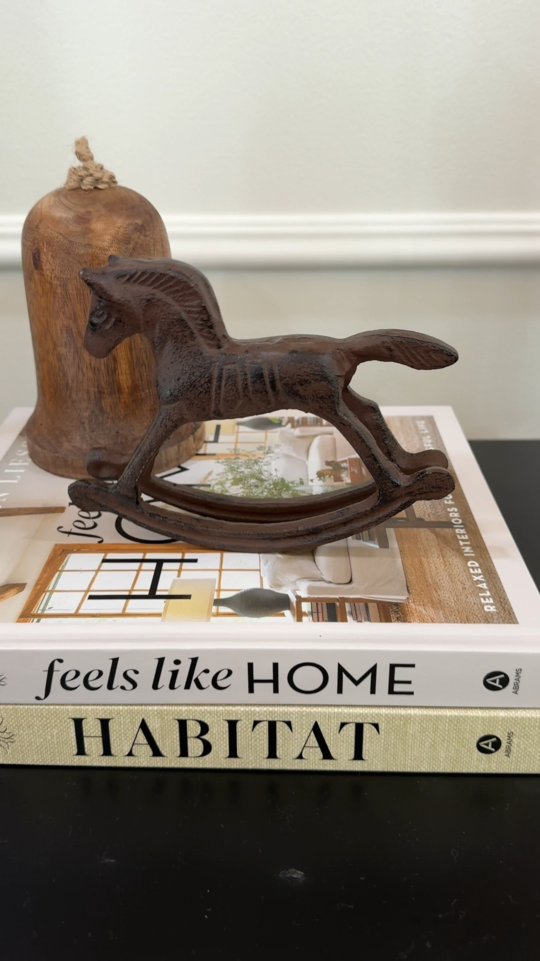 Cast Iron Rocking Horse Statue 

#LTKHome #LTKHoliday