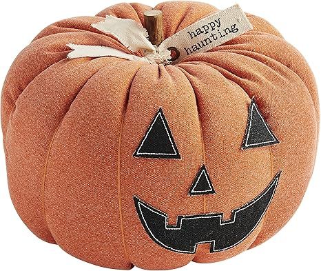 Amazon.com: Mud Pie, Orange Halloween Jack-O-Lantern Sitter, Pumpkin, 9" x 8" Dia : Home & Kitche... | Amazon (US)