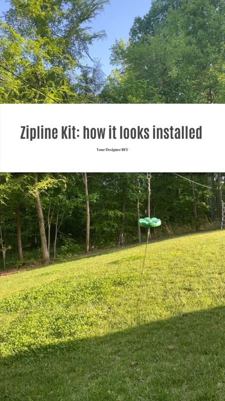 Zip line kit installed 

#LTKVideo #LTKhome #LTKkids