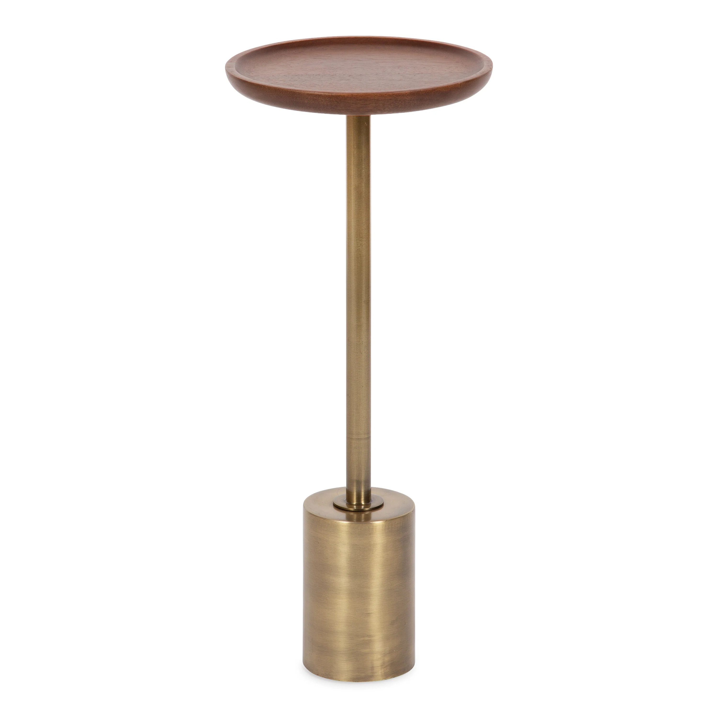 Hokku Designs Armengol Solid Wood Pedestal End Table | Wayfair | Wayfair North America