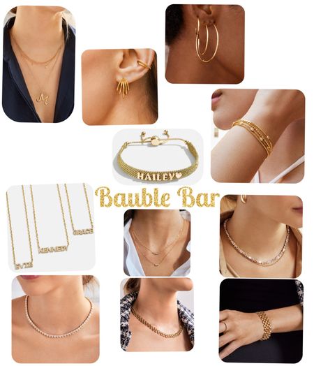 New arrivals from Bauble Bar! Check out their monogram collection and delicate looks! These are not only forgoes pieces but also great gifts! 

#LTKfindsunder50 #LTKfindsunder100 #LTKstyletip