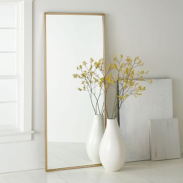 Metal Frame Floor Mirror - 30"W x 72"H | West Elm (US)