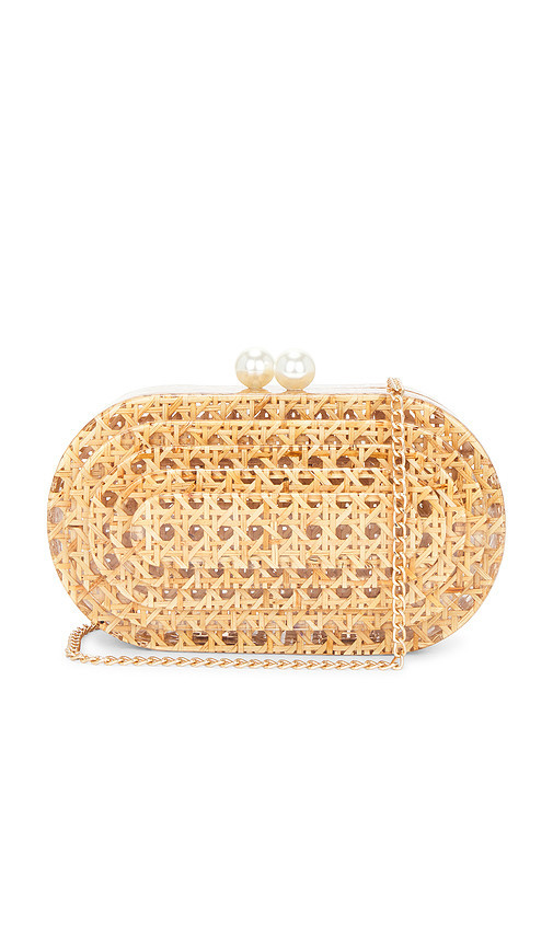 BTB Los Angeles Caillou Clutch in Tan. | Revolve Clothing (Global)