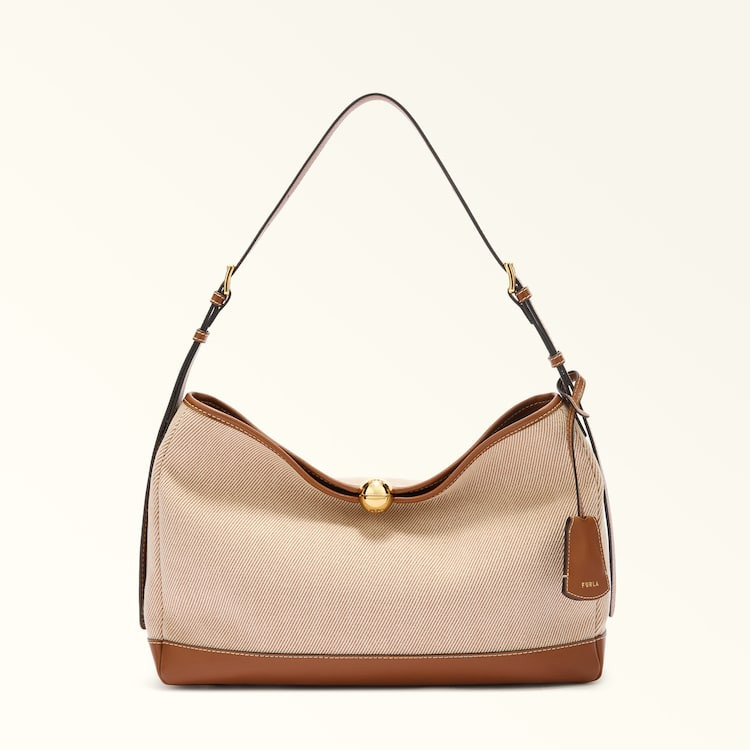 Furla Sfera Soft Shoulder Bag L$199$398(-50%)FINAL SALEColor:Colourtoni cognactoni cognac | Furla US
